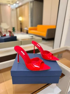 Alternative view of LE SILLA Slides & Slippers Patent Leather (Red) EU35-41 B80202607050352