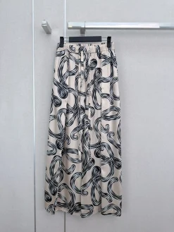 LOEWE Clothing Silk (Beige-Black) S-L B45202607051166