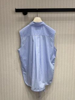 Alternative view of LOEWE Shirts & Polos Cotton (Blue-White) S-L B55202607051211