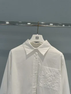 Alternative view of LOEWE Shirts & Polos Cotton (White) S-L B75202607051441
