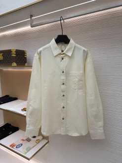 LOEWE Shirts & Polos Lyocell (White) S-XL A90202607120731