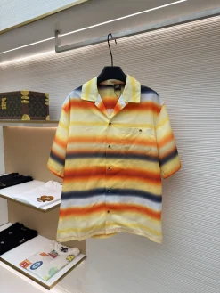 LOEWE Shirts & Polos Microfiber Polyester (Yellow-Orange-Blue-White) S-M-L-XL A85202607120251