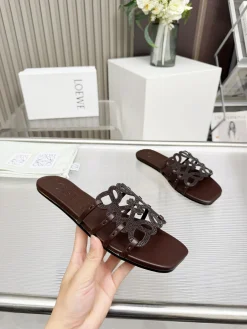 Alternative view of LOEWE Slides & Slippers Rubber (Brown) EU35-43 A60202607050698