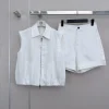 LOEWE Suits Linen (White) S-L D25202607052350