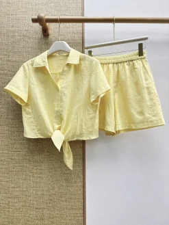 LOEWE Suits Linen (Yellow) S-L C35202607052024