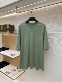 LOEWE T-shirts & Vests Cotton (Green) S-XL A15202607120618