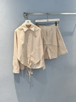 LOEWE Trousers & Shorts Cotton (Beige) S-M-L B80202607051544