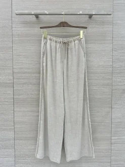 LORO PIANA Clothing Linen (Light Gray) S-M-L F60202607052506