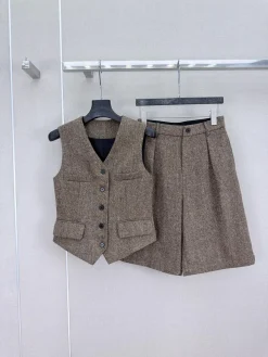 LORO PIANA Clothing Wool (Brown) S-M-L C45202607052081