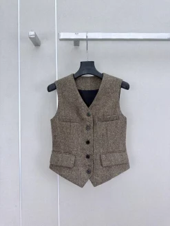 Alternative view of LORO PIANA Clothing Wool (Brown) S-M-L C45202607052081