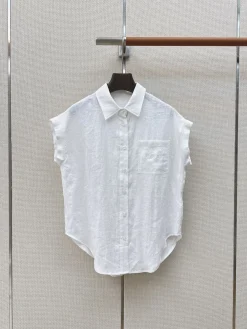 LORO PIANA Shirts & Polos Linen (White) S B75202607051447