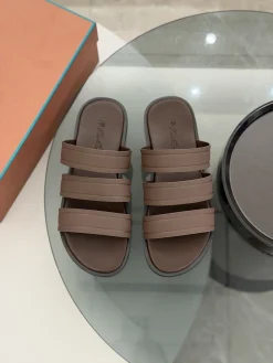 LORO PIANA Slides & Slippers Rubber (Brown) EU39-47 A90202607050397