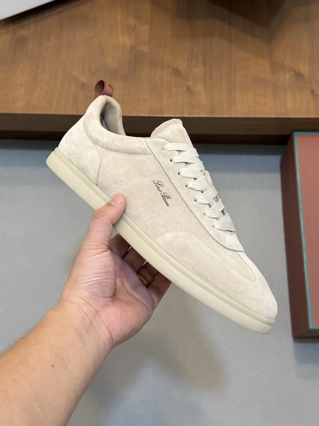 LORO PIANA Sneakers & Trainers Suede (Beige) EU39-44 C60202607051660 - Image 4