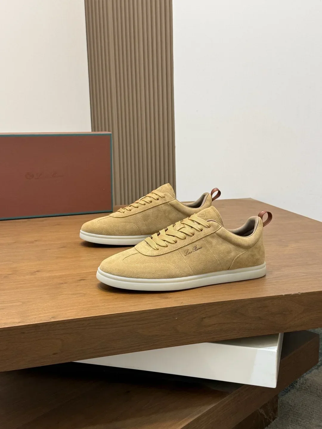 LORO PIANA Sneakers & Trainers Suede (Beige) EU39-44 C60202607051661 - Image 3
