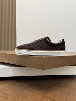 Alternative view of LORO PIANA Sneakers & Trainers Suede (Brown) EU39-44 C60202607050407