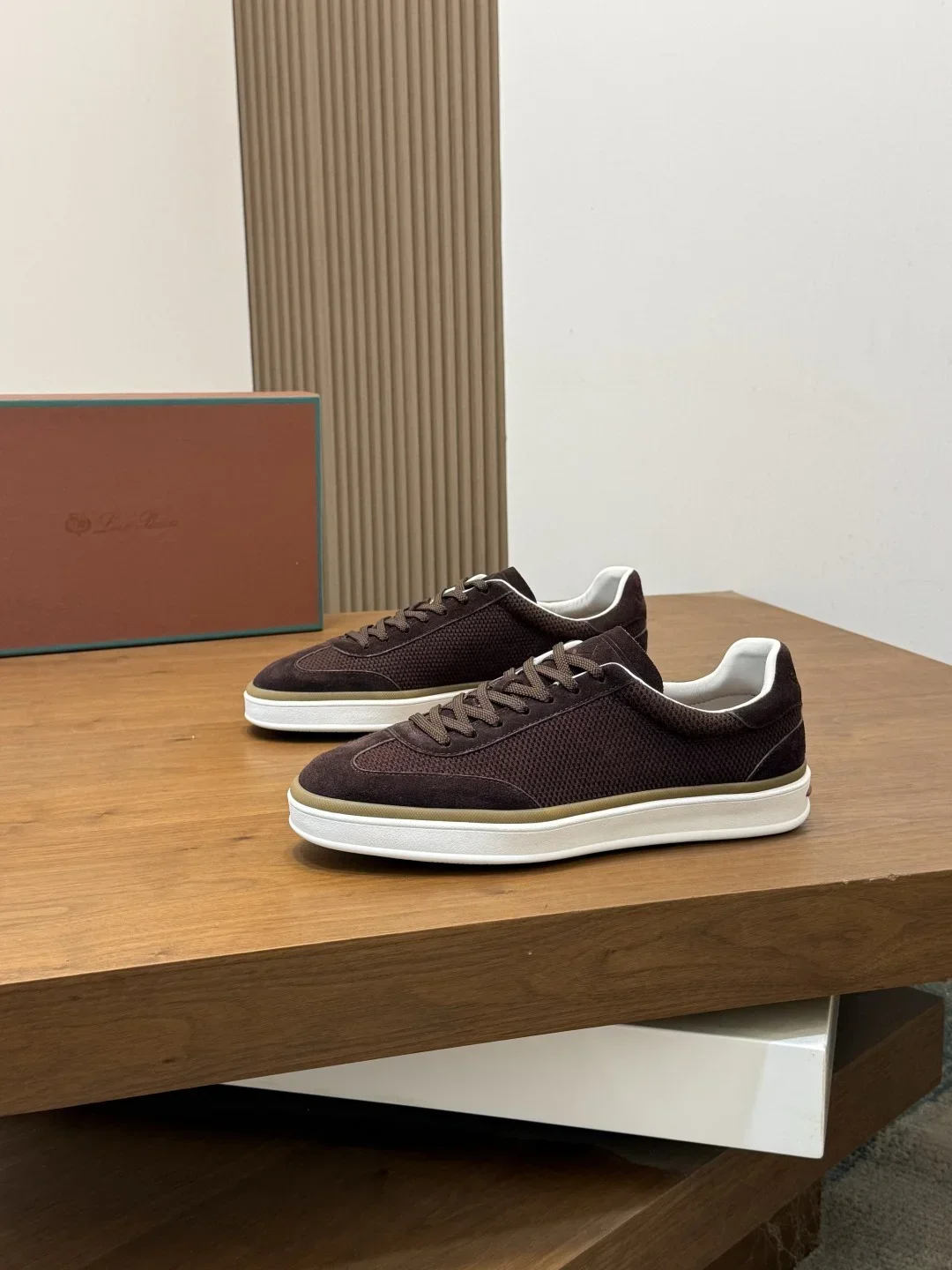 LORO PIANA Sneakers & Trainers Suede (Brown) EU39-44 C60202607050407 - Image 3