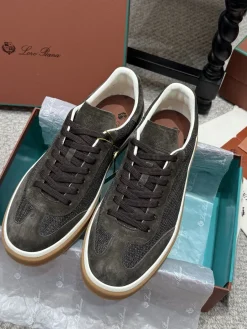 Alternative view of LORO PIANA Sneakers & Trainers Suede-Mesh (Brown) EU35-46 B80202607050404