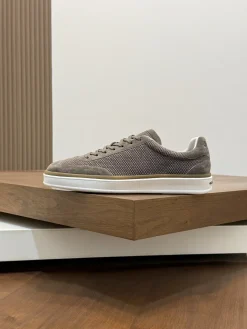 Alternative view of LORO PIANA Sneakers & Trainers Suede Mesh (Brown-White) EU39-44 C60202607050406
