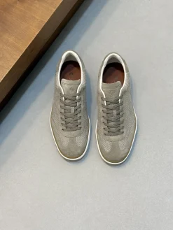 LORO PIANA Sneakers & Trainers Suede & Mesh (Gray) EU39-44 C60202607050409