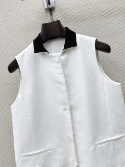Alternative view of LORO PIANA Suits Linen (White-Black) S-L B25202607050926