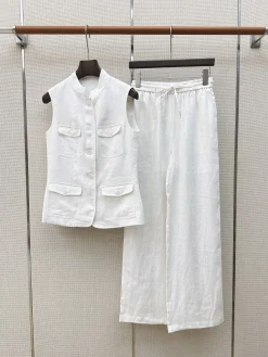 LORO PIANA Suits Linen (White) S-L B85202607051594