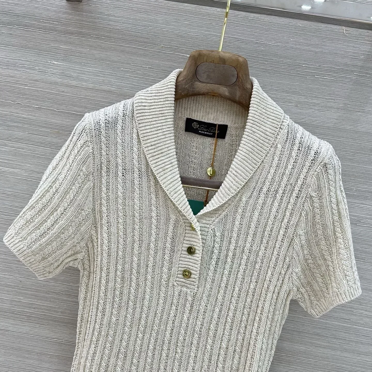 LORO PIANA Sweaters & Knitwear Knit Linen (White) S-L B55202607051218 - Image 2