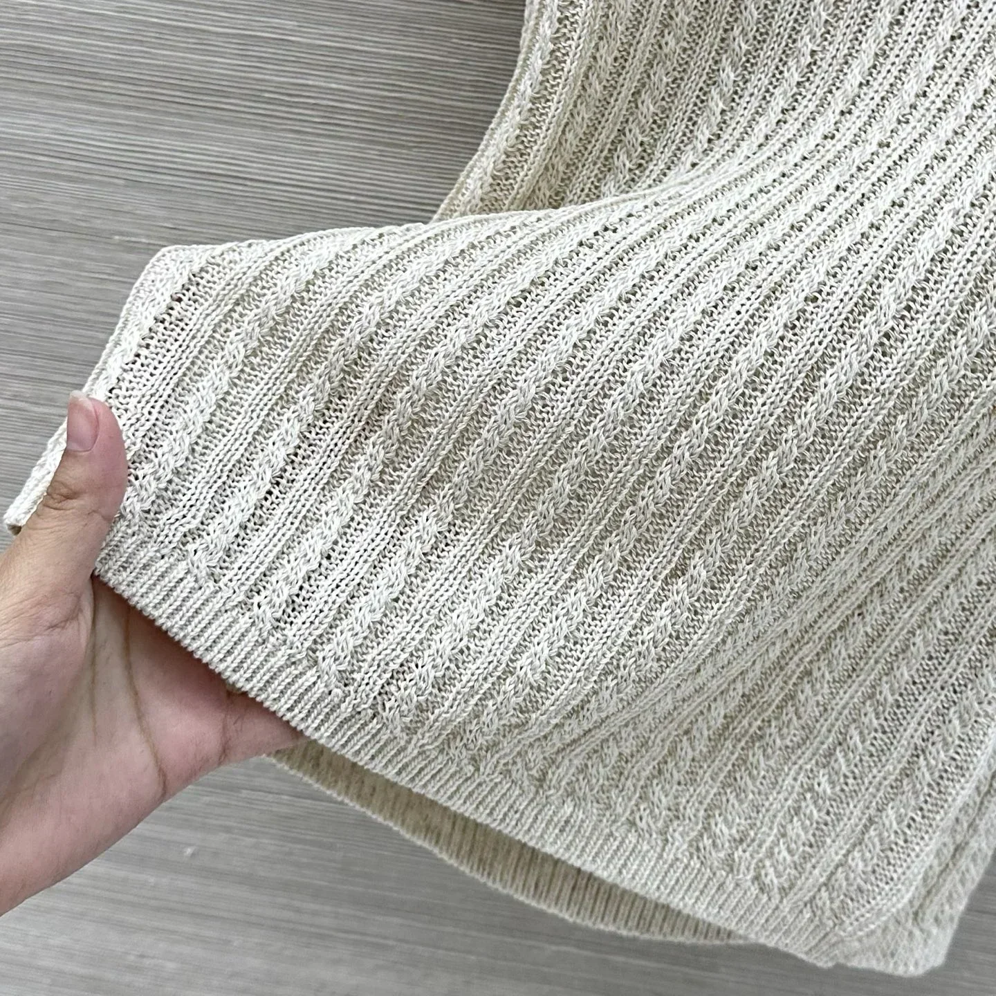 LORO PIANA Sweaters & Knitwear Knit Linen (White) S-L B55202607051218 - Image 7