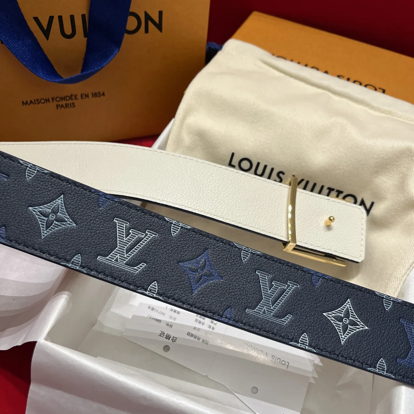 LV Belts Calfskin 4cm Width B80202607050540 - Image 3