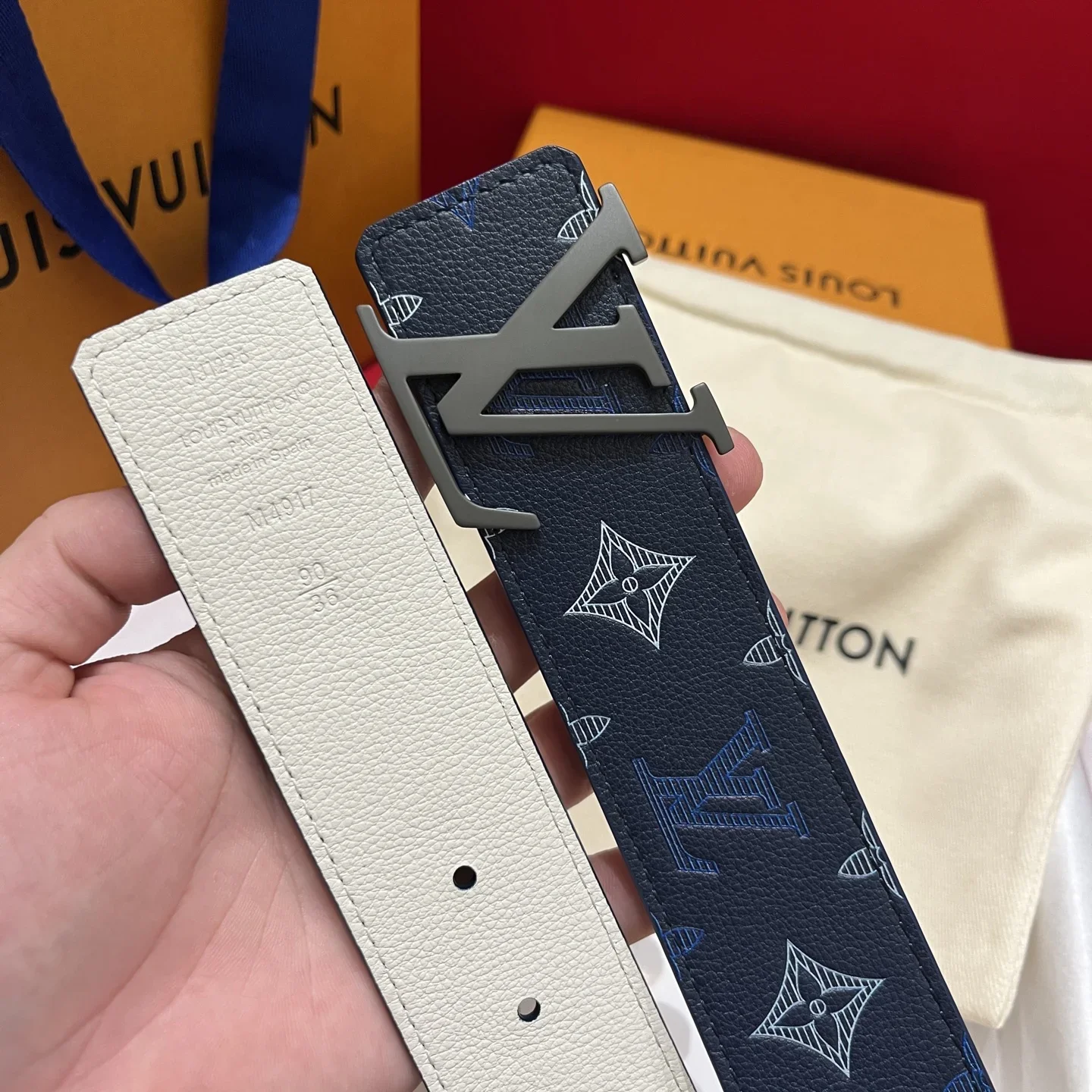 LV Belts Calfskin Leather 4cm Width B80202607050539
