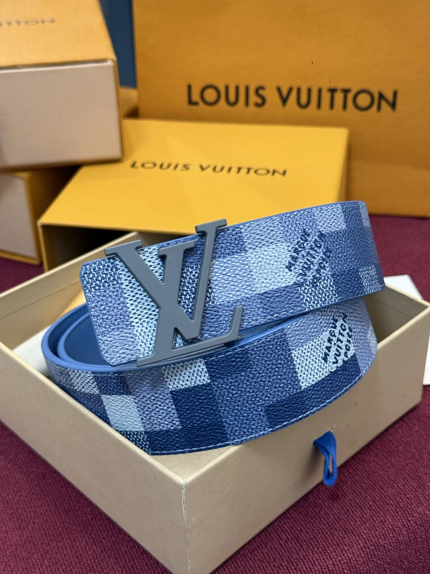 LV Belts Canvas Leather A60202607050520 - Image 5