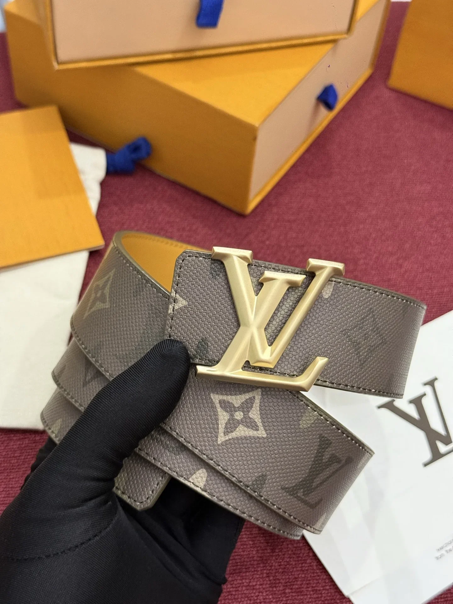 LV Belts Canvas Leather A60202607050527 - Image 2