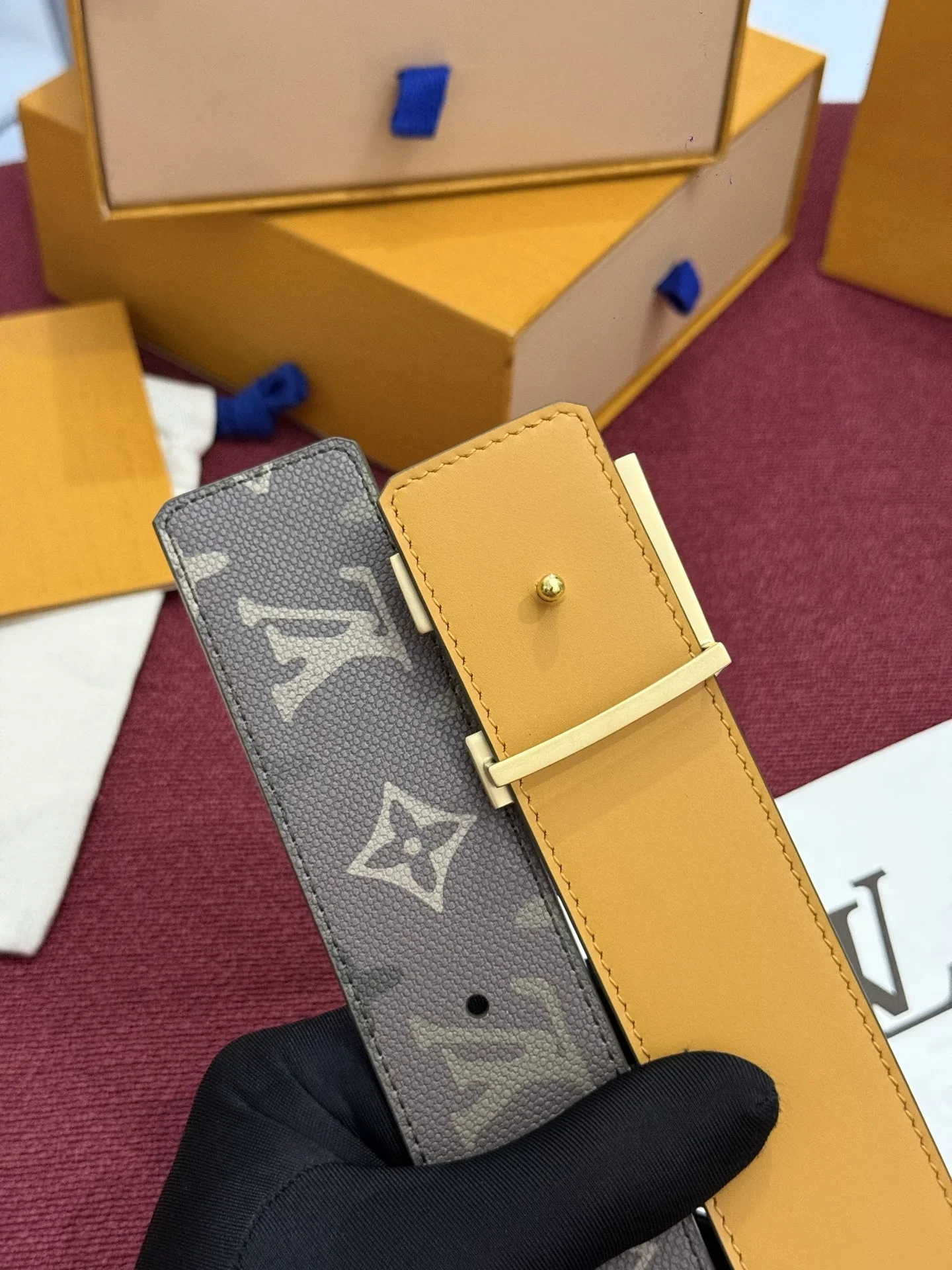 LV Belts Canvas Leather A60202607050527 - Image 5
