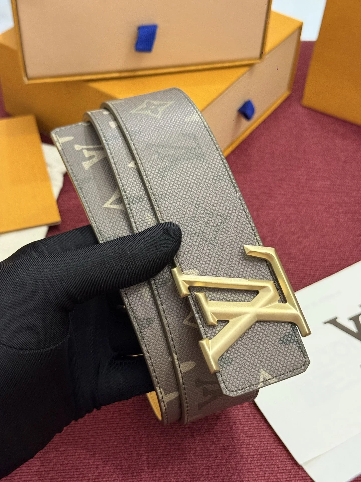 LV Belts Canvas Leather A60202607050527 - Image 6