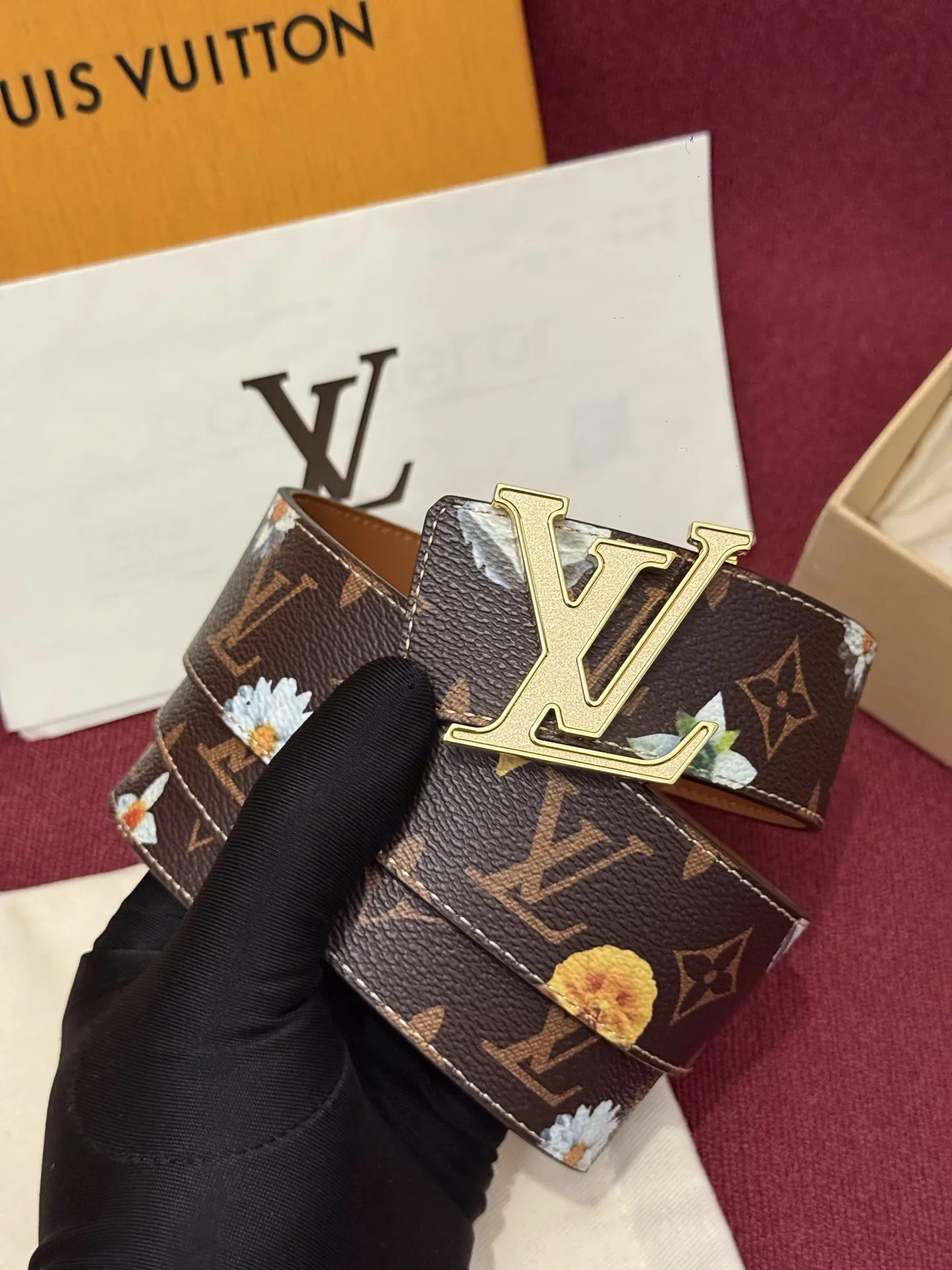LV Belts Canvas Leather A60202607050528 - Image 5
