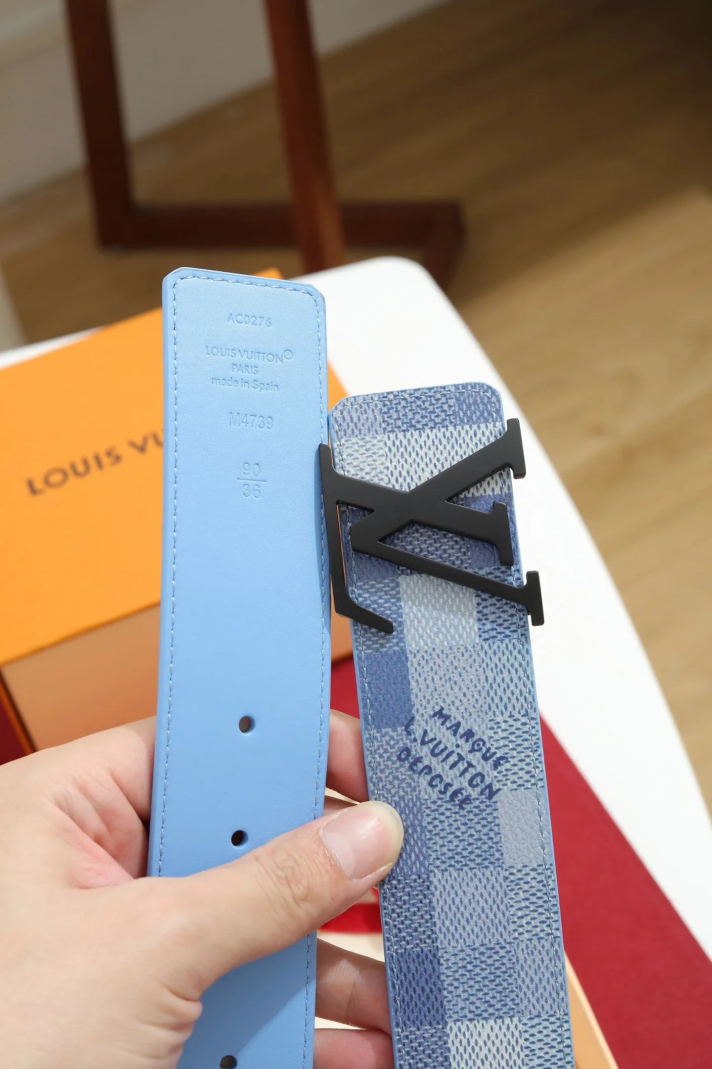LV Belts Coated Canvas 4.0cm Width B20202607050519 - Image 4