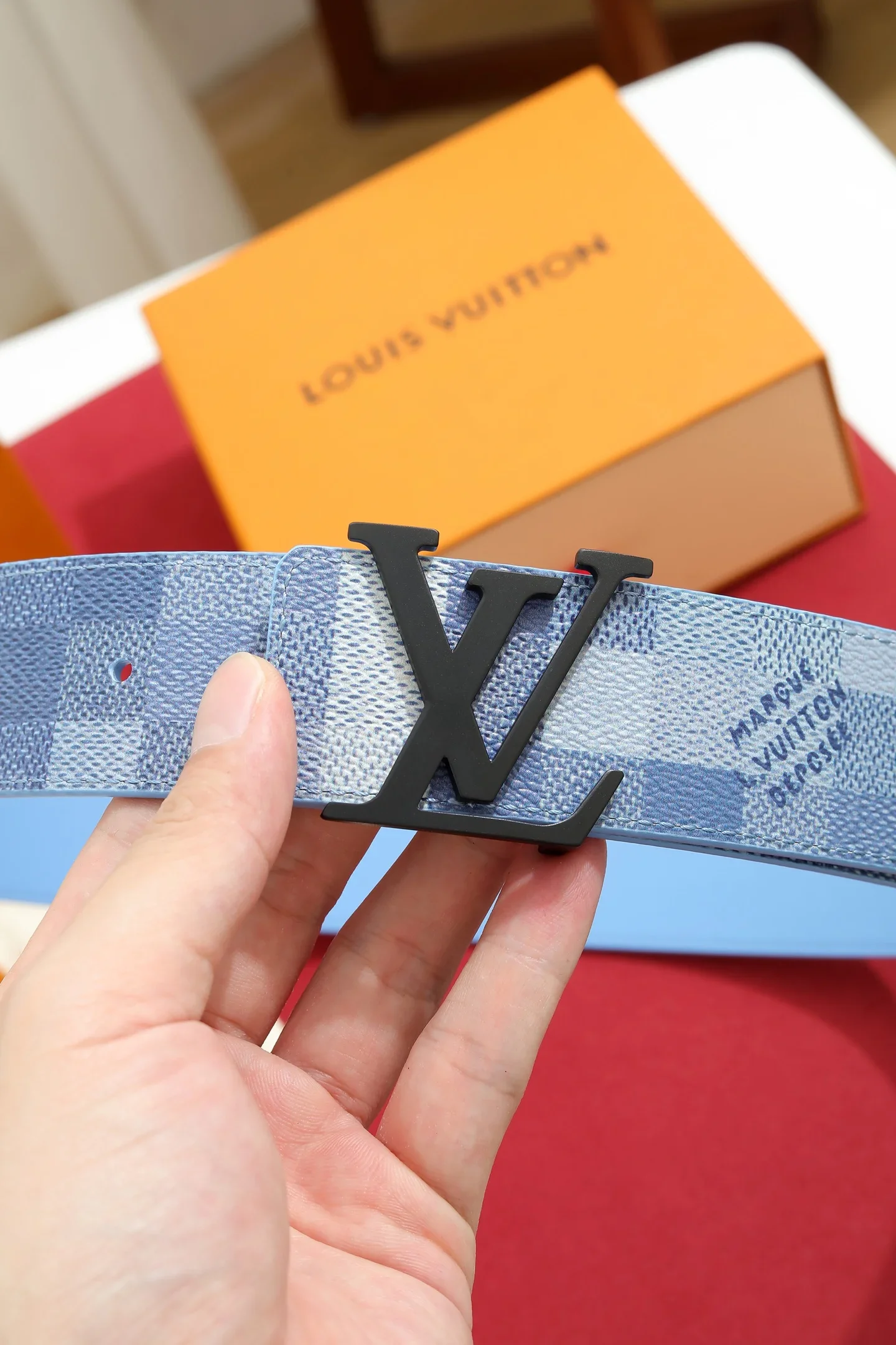 LV Belts Coated Canvas 4.0cm Width B20202607050519 - Image 6
