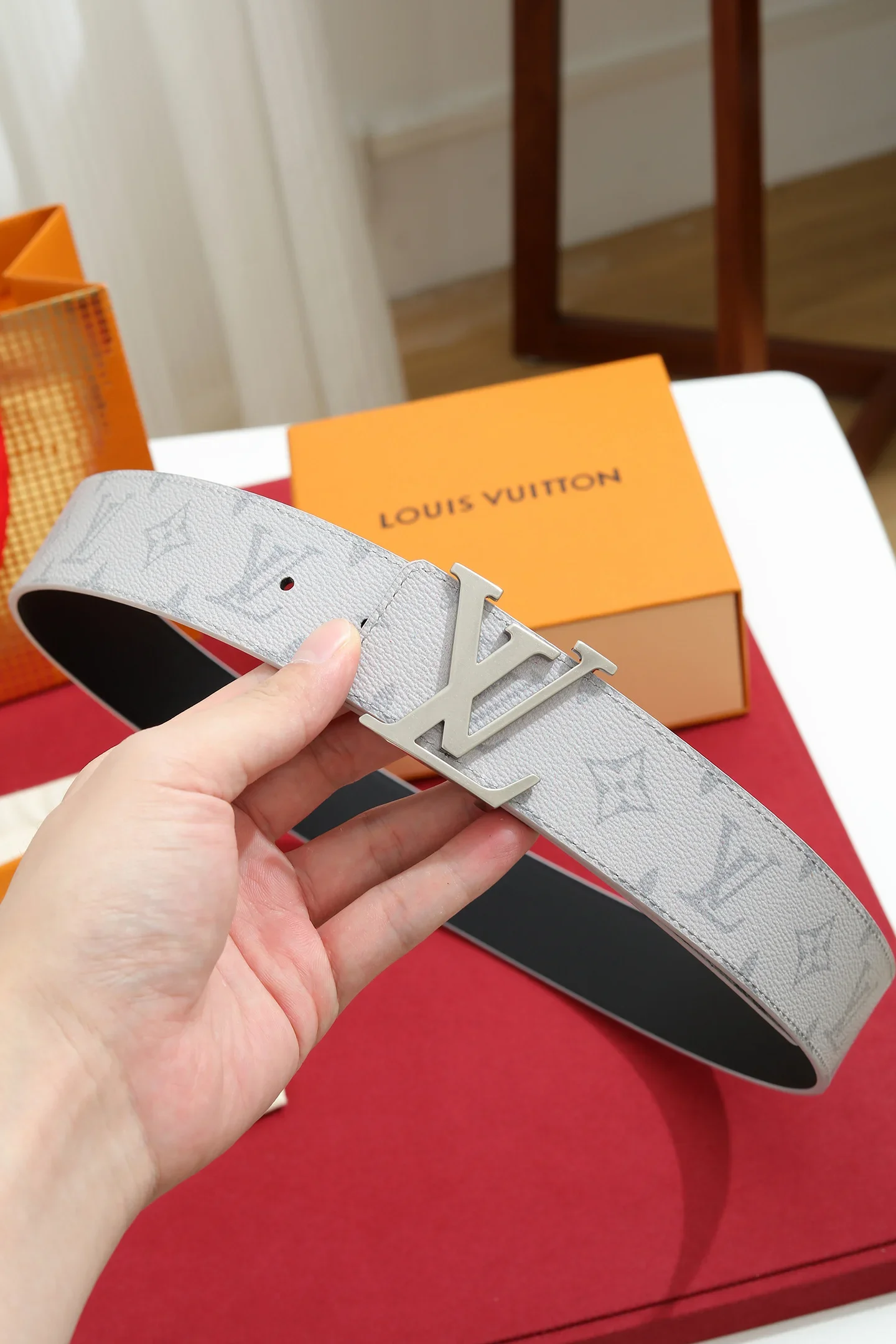 LV Belts Denim 4.0cm Width B20202607050534 - Image 6