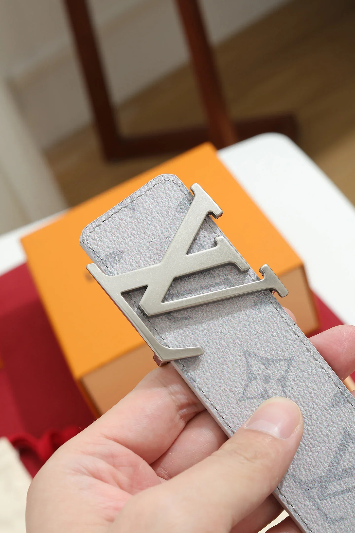 LV Belts Denim 4.0cm Width B20202607050534 - Image 7