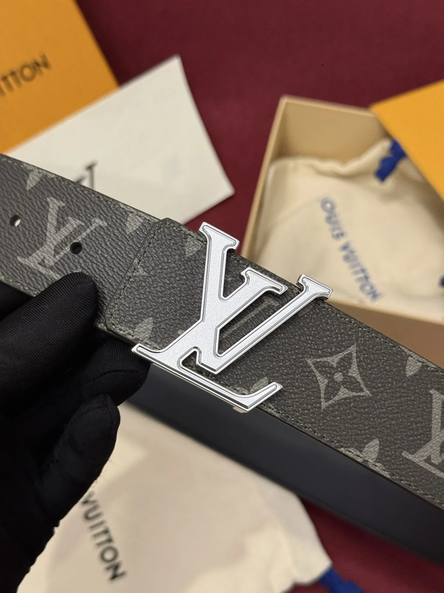 LV Belts Monogram Canvas Leather A60202607050525