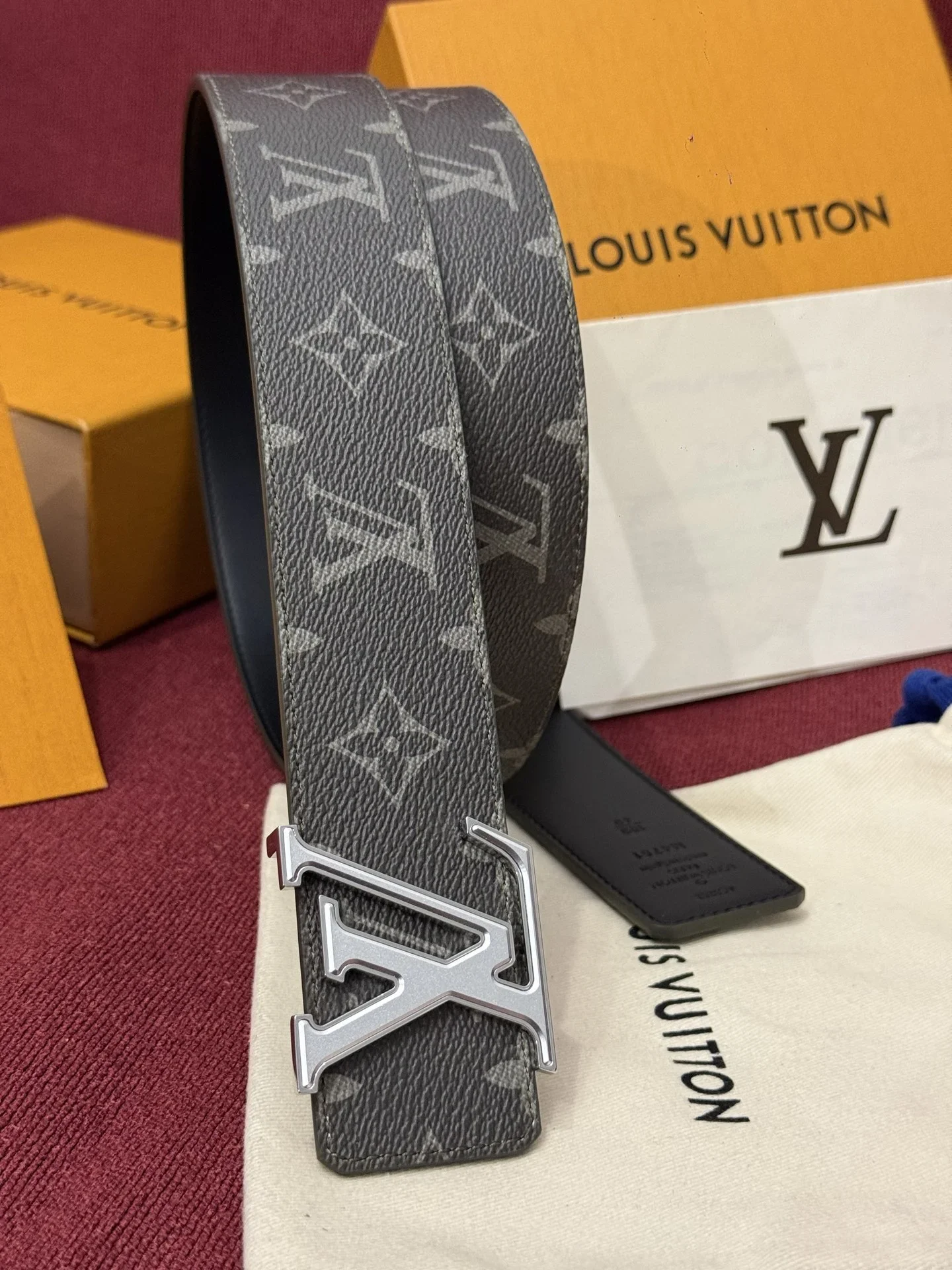 LV Belts Monogram Canvas Leather A60202607050525 - Image 3