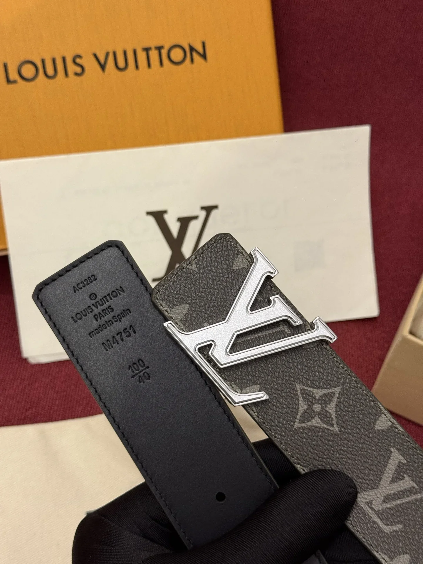 LV Belts Monogram Canvas Leather A60202607050525 - Image 4