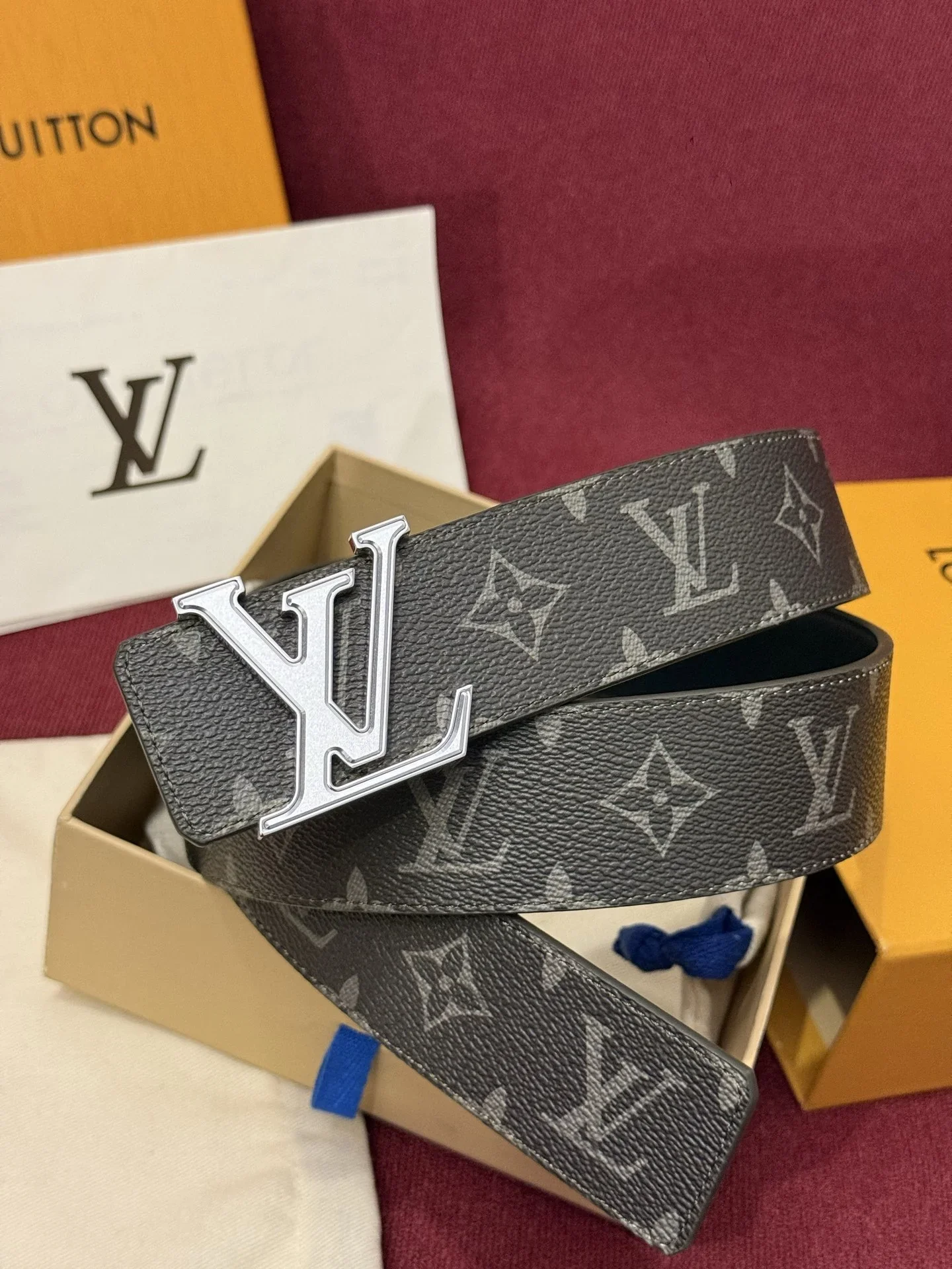LV Belts Monogram Canvas Leather A60202607050525 - Image 6
