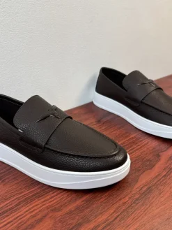 Alternative view of LV Boat Shoes & Espadrilles Togo Leather (Brown-White) EU38-45 C70202607051698