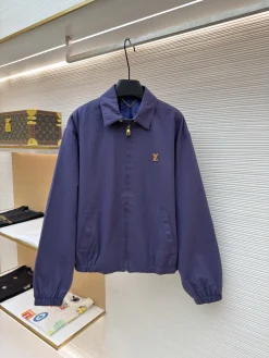 LV Coats & Jackets Cotton Blend (Blue) S-XL C95202607120634