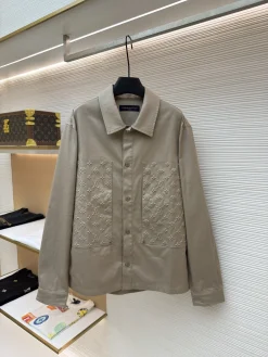 LV Coats & Jackets Cotton (Khaki) XS-L C35202607120382