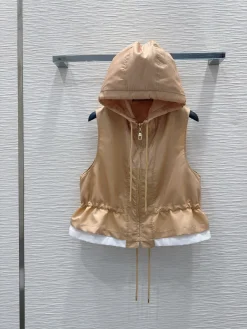 LV Coats & Jackets Nylon (Beige-White) S-XL B55202607051220