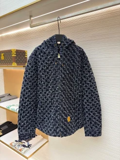 LV Coats & Jackets Tweed (Black-White) S-L D00202607120559