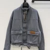 LV Coats & Jackets Washed Denim (Gray) S C60202607050329