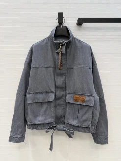 LV Coats & Jackets Washed Denim (Gray) S C60202607050329