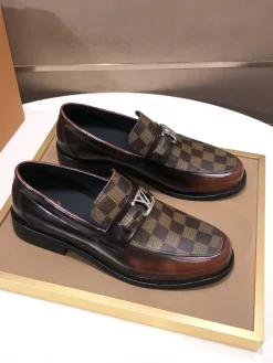 Alternative view of LV Formal Shoes Coated Canvas (Brown) EU38-44 B40202607051059